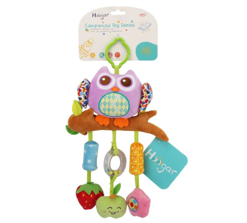 hoogar hg01040026 Игрушка-подвеска "Сова" фиолетовый