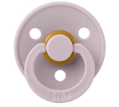  bibs suzeta rotunda din latex color m (6-18 luni) dusty lilac