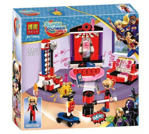  bela РД02.143 constructor "super power girls"  casa harley quinn (178 el.)