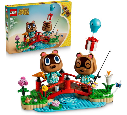 lego animal crossing 77059 constructor "ziua distractivă a lui timmy și tommy" (513 el.)