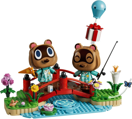 lego animal crossing 77059 constructor "ziua distractivă a lui timmy și tommy" (513 el.)