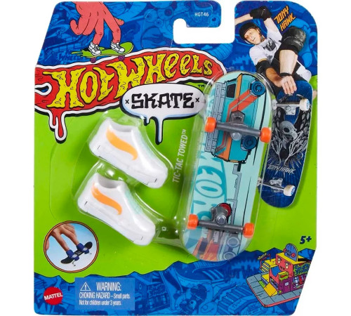 hot wheels hgt46 set de joc "skateboard și pantofi" (in sort.)