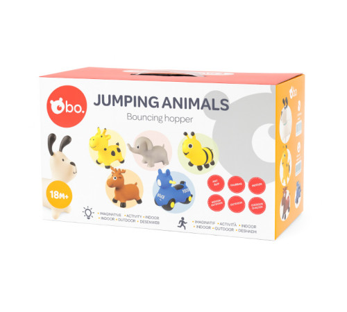 bo. 8056ml Игрушка-прыгунок "Полиция"