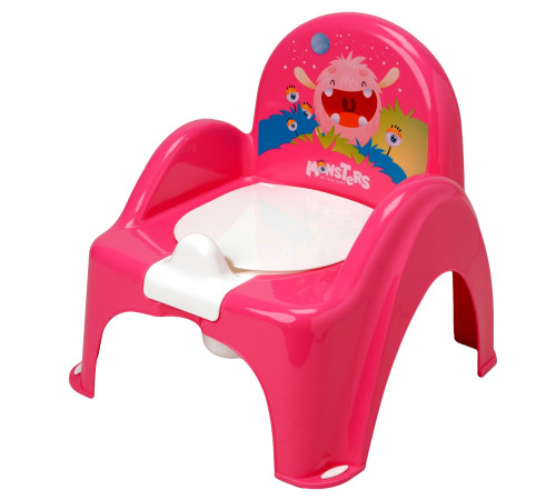  tega baby Горшок-кресло "monters" mn-007-127 розовый