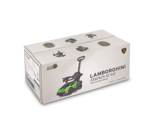 toyz-2586 Машина с ручкой lamborghini essenza (зелёный)