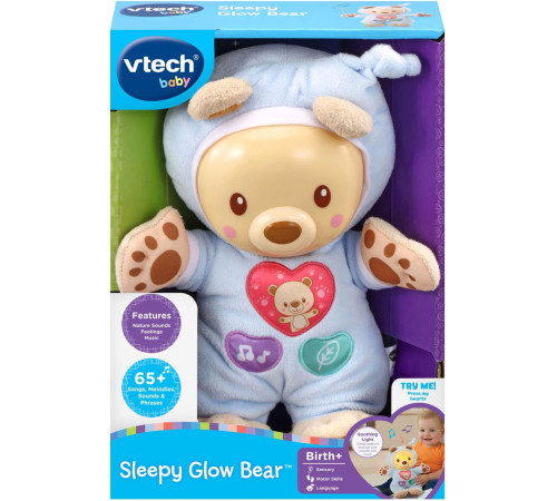  vtech 80502126rus Мягкая игрушка с ночником и музыкой "Мишка" (ru)