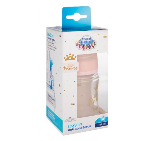canpol 35/233 Бутылочка антиколиковая easy start royal baby 120 мл. (0+) 