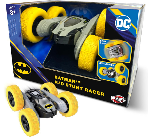 Spin Master BTDCRC3 Mașină cu radio control "Batman Stunt Racer" (16 cm.)  spin master btdcrc3 mașină cu radio control "batman stunt racer" (16 cm.)