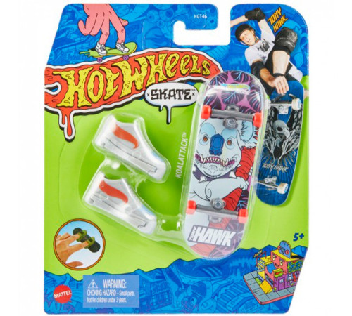 hot wheels hgt46 Игровой набор "Скейтборд и обувь" (в асс.)