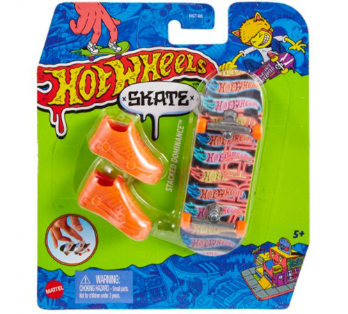 hot wheels hgt46 set de joc "skateboard și pantofi" (in sort.)