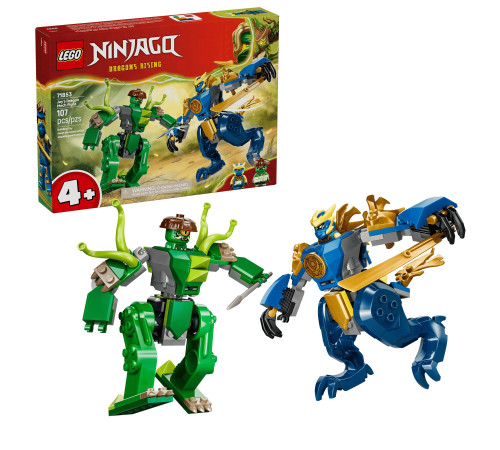 lego ninjago 71853 constructor  "robotul dragon al lui jay &icirc;n luptă" (107 el.)
