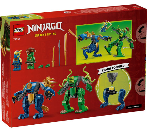 lego ninjago 71853 constructor  "robotul dragon al lui jay &icirc;n luptă" (107 el.)