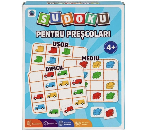 Jucării pentru Copii - Magazin Online de Jucării ieftine in Chisinau Baby-Boom in Moldova noriel s00003953 smile games joc de masa “sudoku” pentru preșcolari  