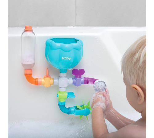 nuby nv08009 Игрушка для ванной "wacky waterworks" (18 м+)