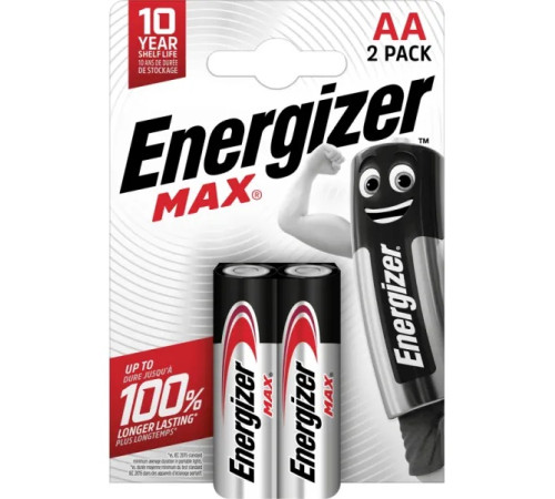 energizer max Батарейки alkaline aa (2 шт.)