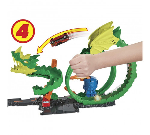 hot wheels hdp03 Трек "Атака огненного дракона"
