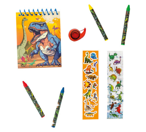 as kids 1023-61006 Карманный набор для рисования "dinosaurs" (в асс.)