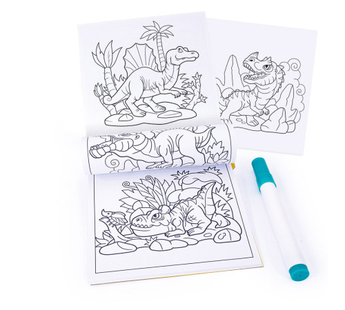 as kids 1023-61006 Карманный набор для рисования "dinosaurs" (в асс.)
