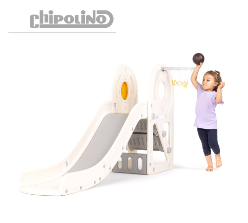 chipolino slduc02401cf tobogan pentru copii "duck" (170 cm) bej
