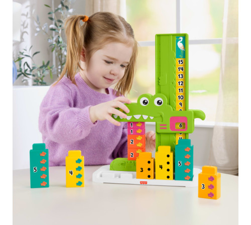 fisher-price jct13 jucărie educațională "hai să învățăm împreună: aligator strălucitor"