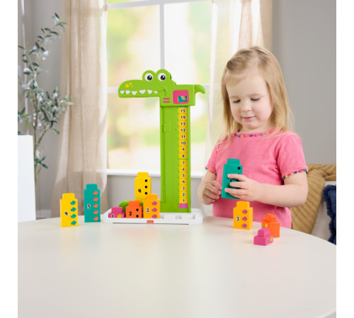 fisher-price jct13 jucărie educațională "hai să învățăm împreună: aligator strălucitor"