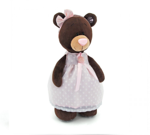 Jucării pentru Copii - Magazin Online de Jucării ieftine in Chisinau Baby-Boom in Moldova ﻿colectie de ursi "choco&milk" ursulet in rochie 30см М5046/30