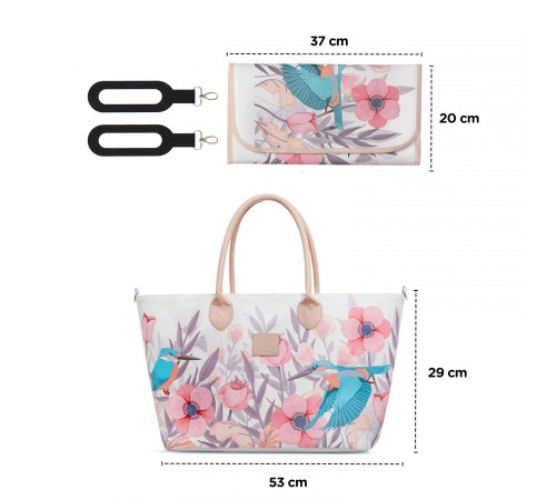 kinderkraft geantă pentru mamă freedom mommy bag 