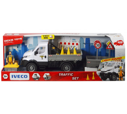  dickie 3838005 set de joc "reparații rutiere"