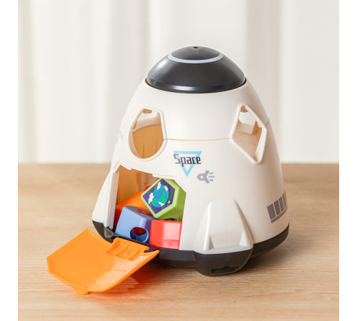 hola toys he792000 Игрушка сортер "Космический корабль"