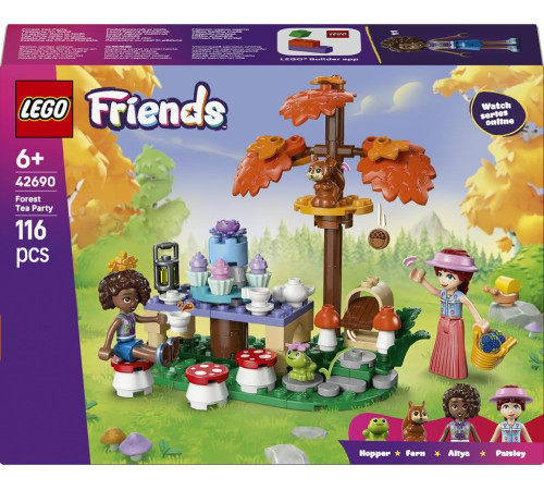  lego friends 42690 Конструктор "Лесное чаепитие" (116 дет.)