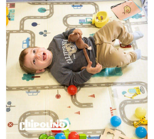 chipolino koivi0251gy Țarc vibe (120×120 cm) gri