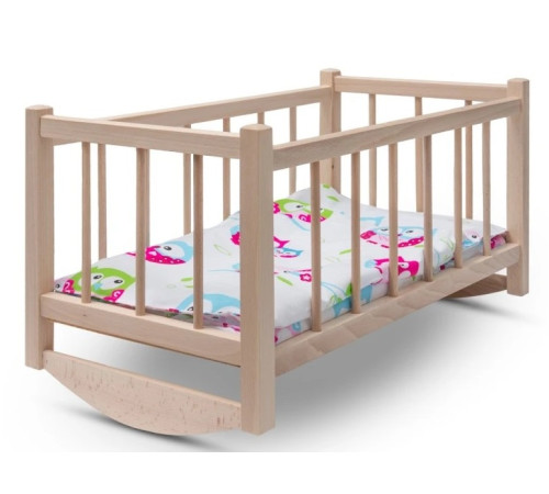 Детский&nbsp;магазин в Кишиневе в Молдове baby mix 59159 Деревянная колыбель для куклы (50 см.) 