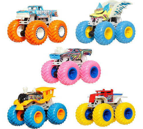 hot wheels jfx08 Машина "monster trucks" светится в темноте (в асс.)