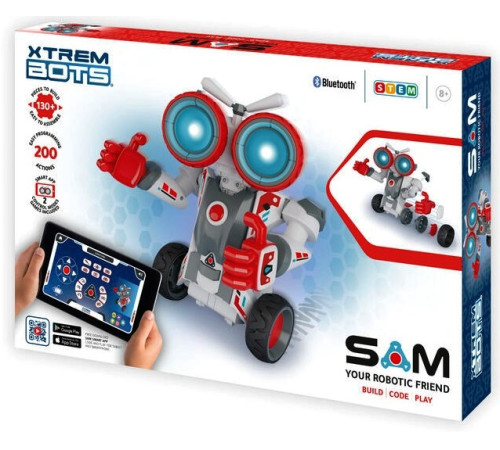 Детский магазин в Кишиневе в Молдове xtrem bots xt3803252 Интерактивный робот "sam"