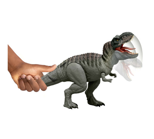 jurassic world jch02 Интерактивная фигурка "Невероятная атака Ти-Рекса"