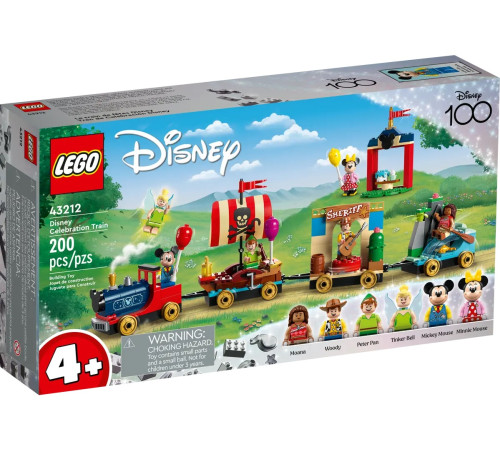  lego disney 43212 Конструктор "Праздничный поезд Диснея" (200 дет.) 