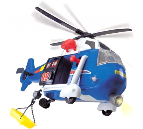 dickie 1137001 helicopter "aviație" cu lumină și sunet (41 cm.)