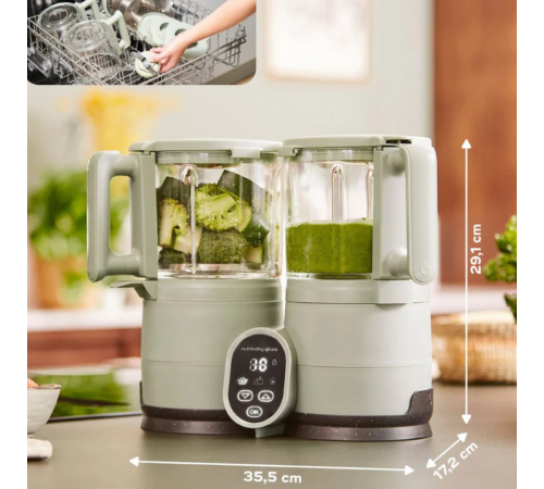 babymoov a001138 robot multifunctional 4 in 1 "nutribaby glass" (mint)