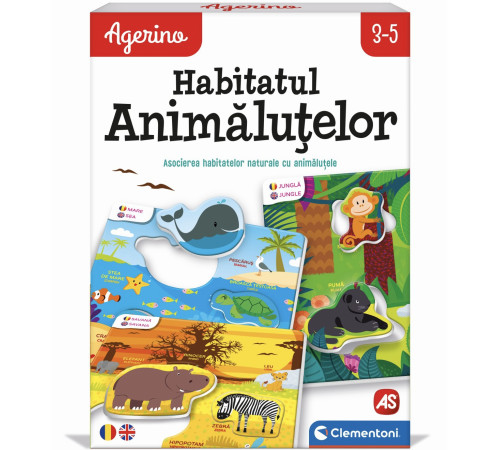 as kids 1024-50844 joc educativ agerino «habitatul animalutelor»