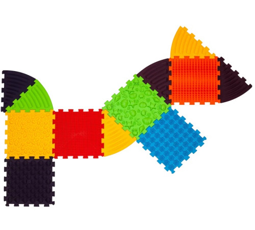  ortek 12739 covoraș ortopedic pentru masaj puzzle (8+8 el.) 