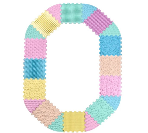  ortek 12902 covoraș ortopedic pentru masaj puzzle (12+8 el.)