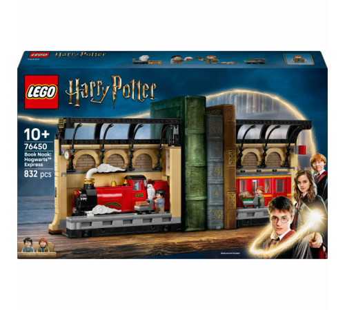  lego harry potter 76450 constructor "book nook: expresul de la hogwarts" (832 buc.)