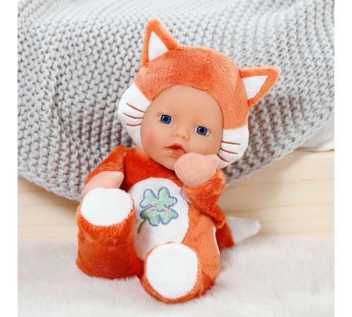 zapf creation 836606 păpușă moale baby born "vulpe" (26 cm.)