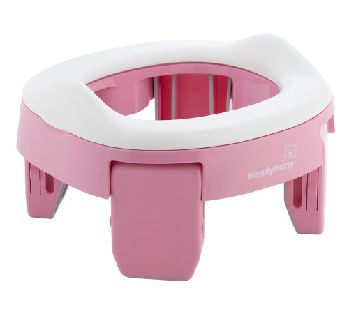  roxy hp-250rg Дорожный складной горшок "handypotty" в фирменной сумке (розовый)