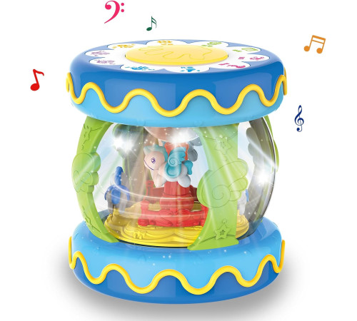 19216 jucărie "toba-carusel" he0703 albastru
