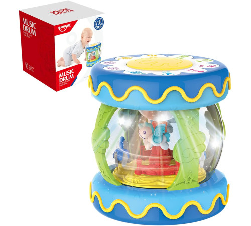 19216 jucărie "toba-carusel" he0703 albastru