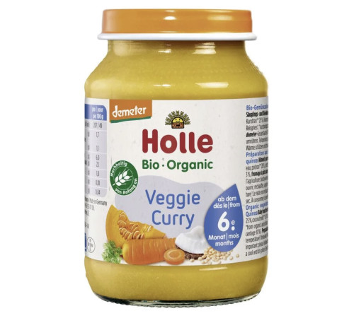 piure holle cu amestec vegetal (6 luni+) 190 gr.