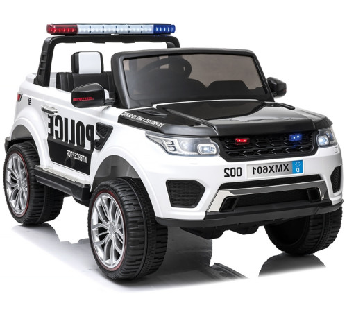  chipolino masinuta electrica cu 2 locuri "suv police" eljpol2s21w white