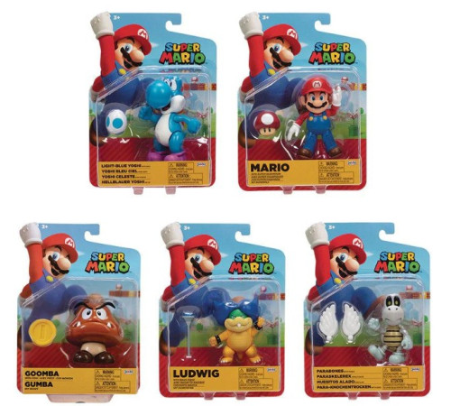  416374 figurină de colecție super mario (10,5 cm) in sort