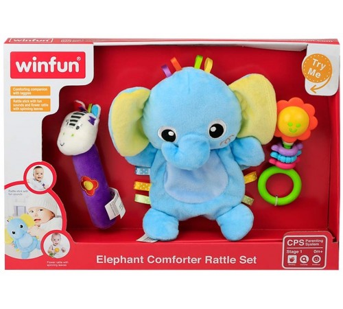 WinFun 46330 Набор погремушек "Слоник" winfun 46330 Набор погремушек "Слоник"